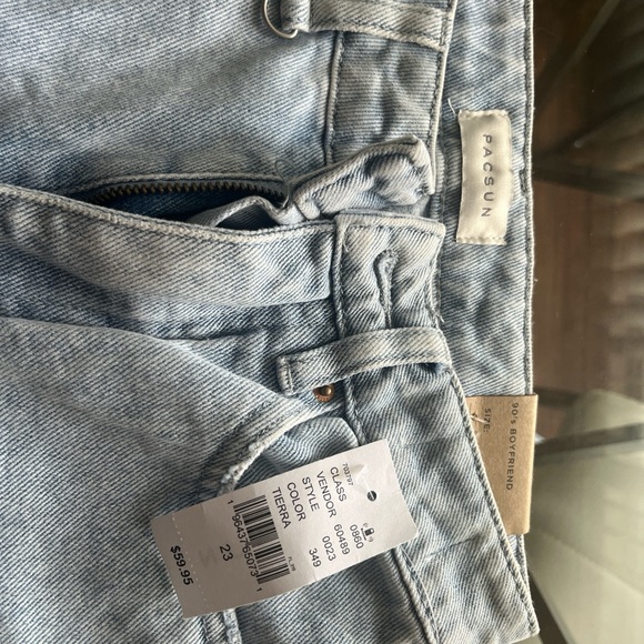 PacSun Sky Blue Denim Pants - Picture 2 of 7